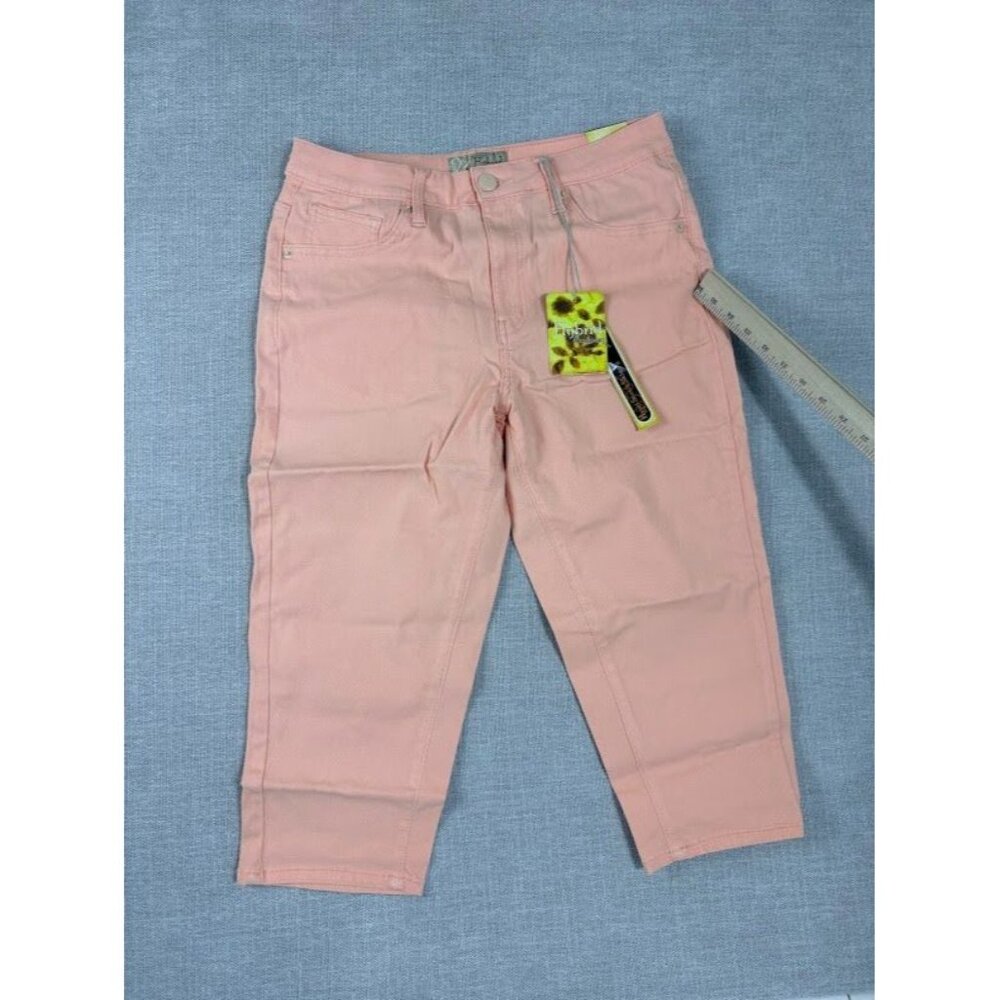 Hybrid & Company Women's Peach High-Skinny Capri Pants XL